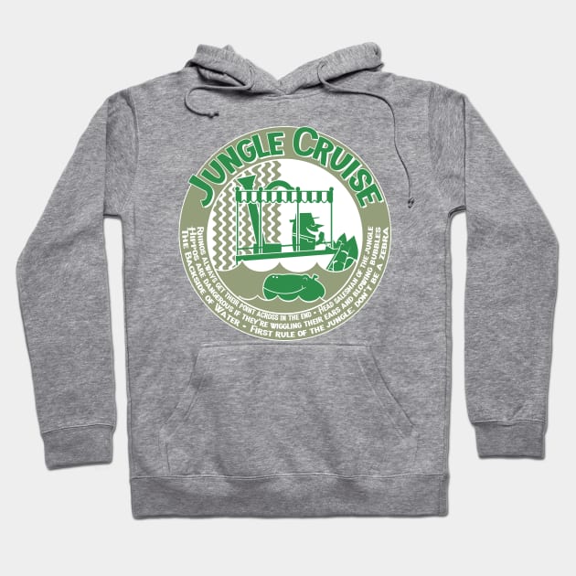 Jungle Cruise (green) Hoodie by brodiehbrockie